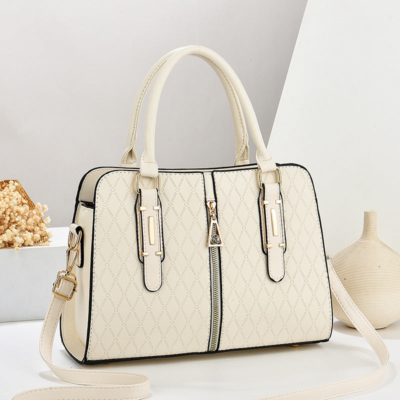 Color-Blocking Women Handbag Large Tote