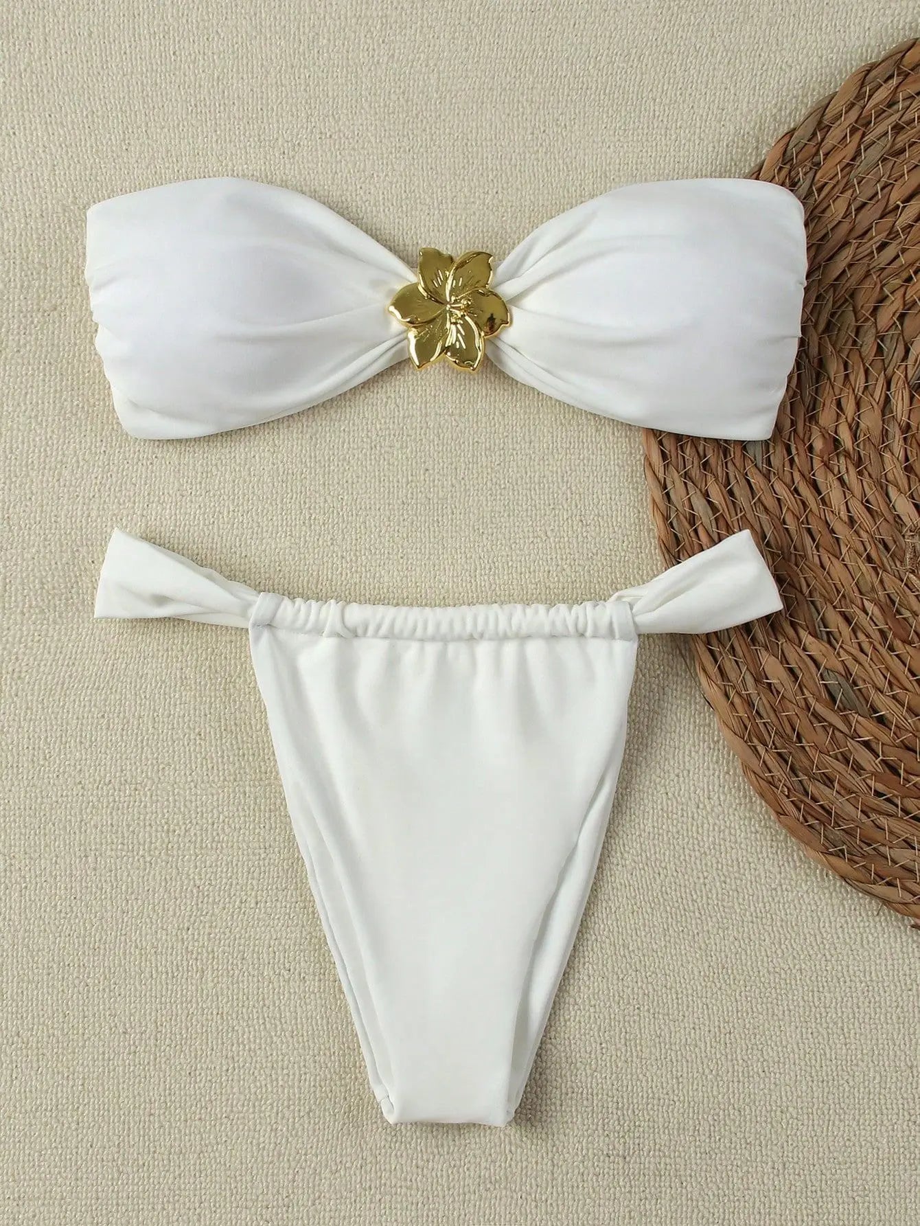 Elegant Bandeau Brazilian Bikini Set