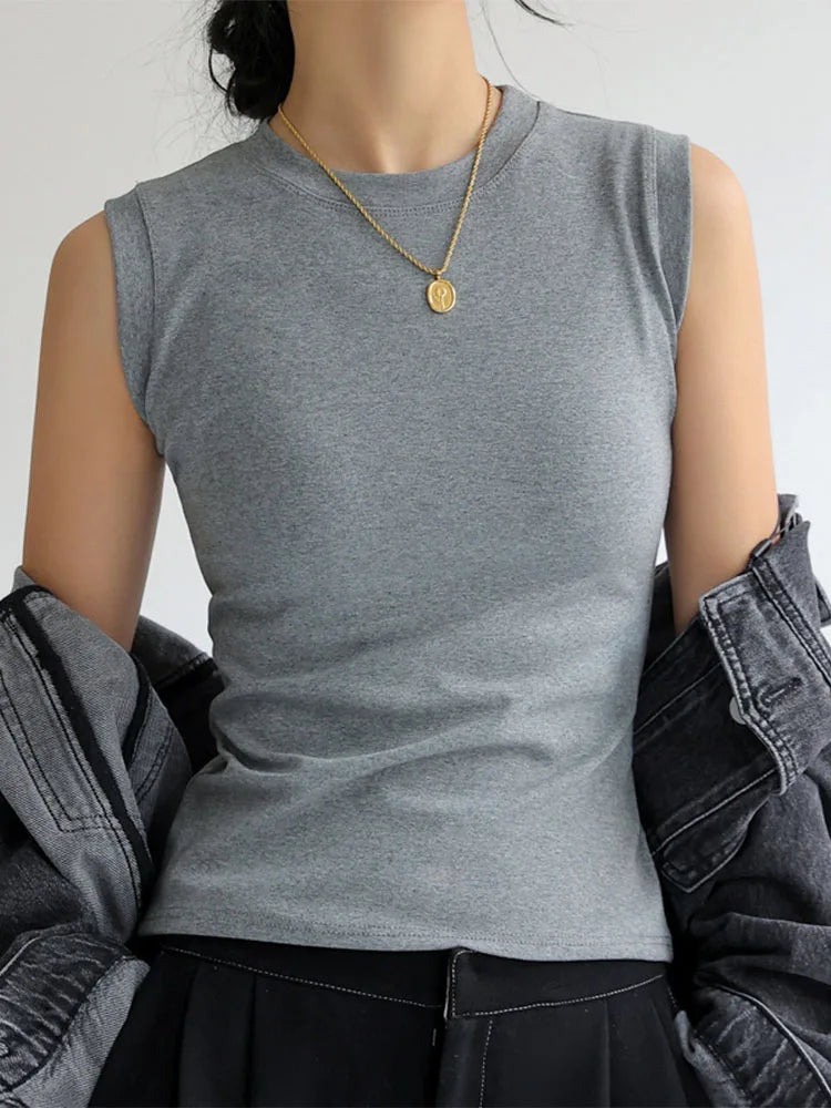 Essential Round Neck Camisole Tank Top