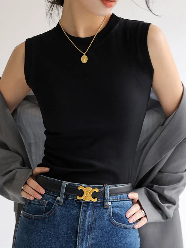 Essential Round Neck Camisole Tank Top