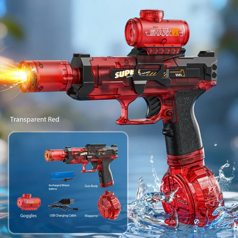 Electric Flame Effect Water Gun with Lights