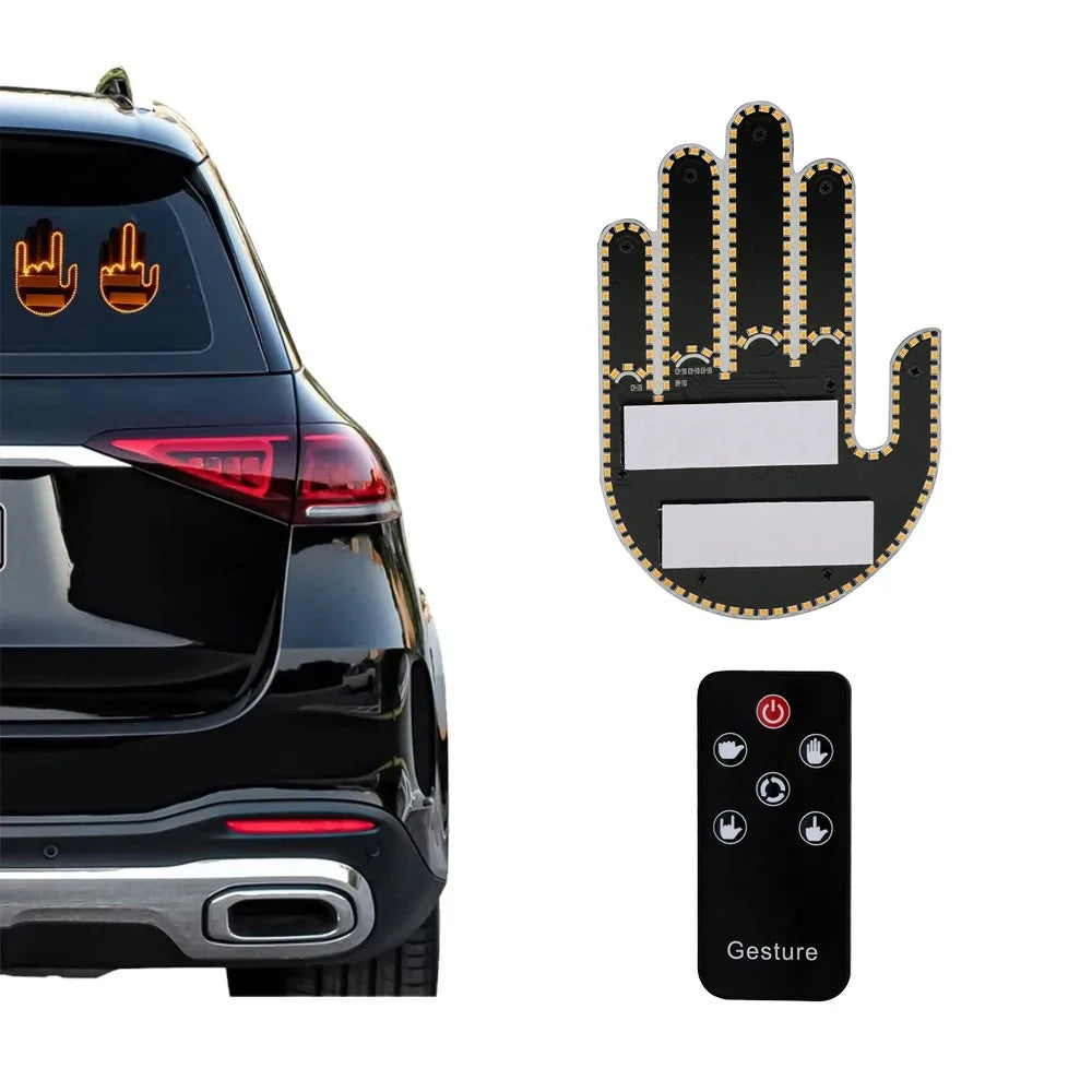 Car LED Finger Light with Remote Control