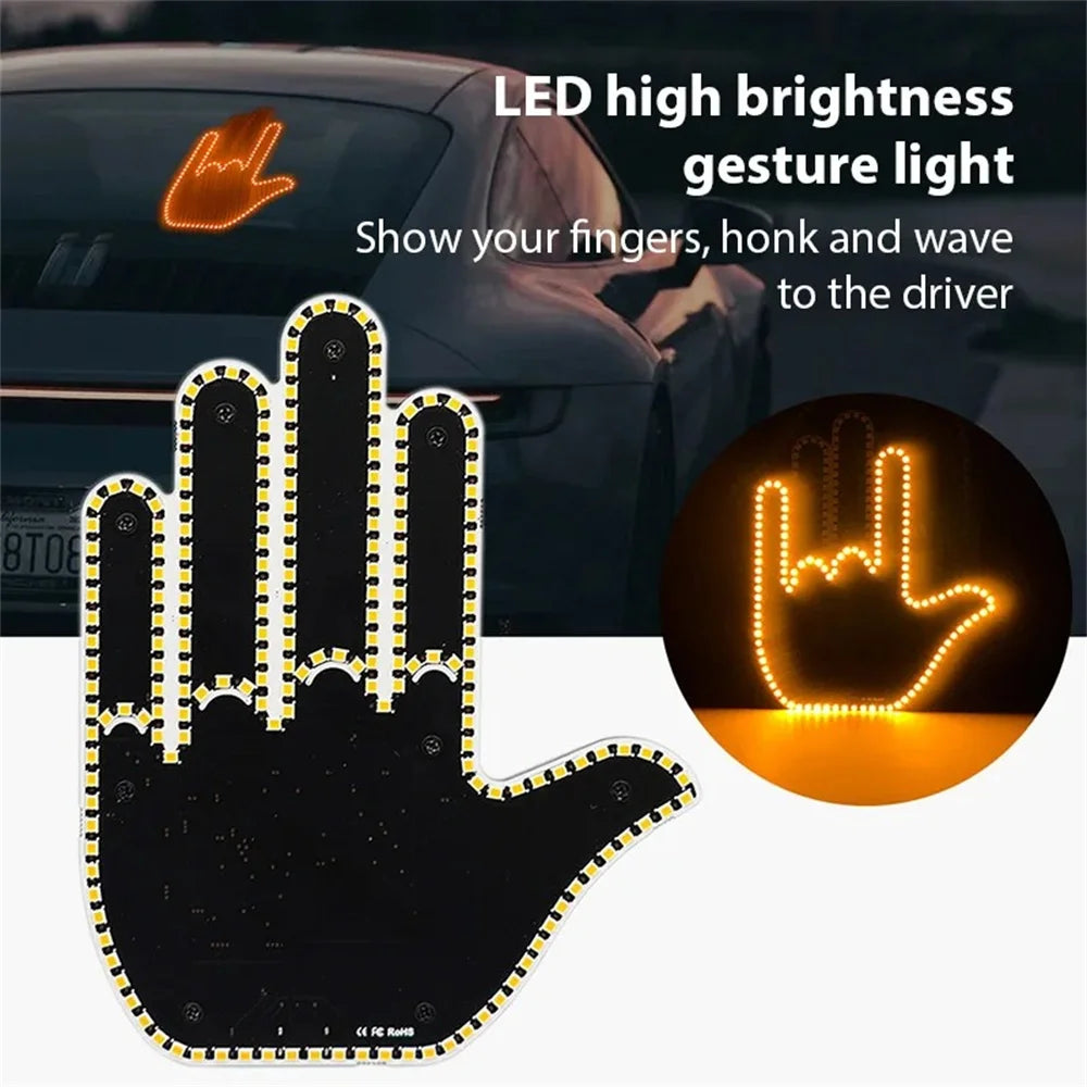 Car LED Finger Light with Remote Control