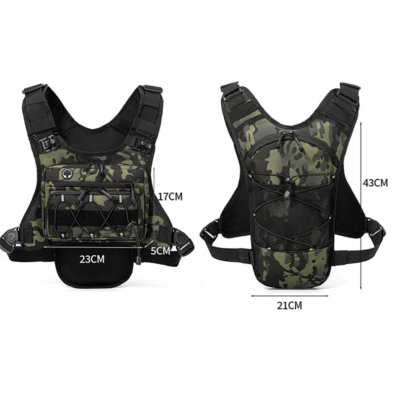 Running Cycling Chest Pack Hydration Vest
