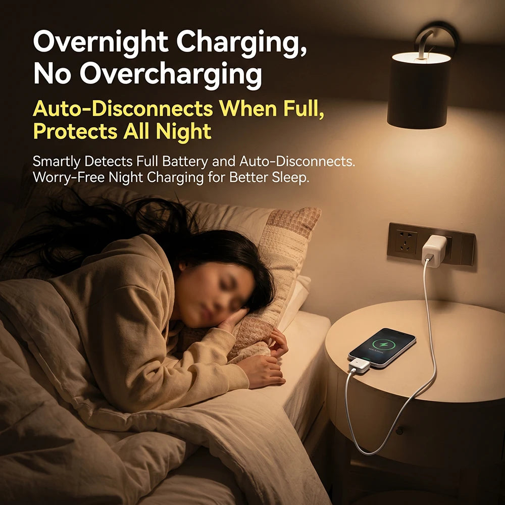 For Type-C Devices Intelligence Full Charge Auto-Disconnect Charging Adapter 140W Fast Charge Safety Separator Automatically