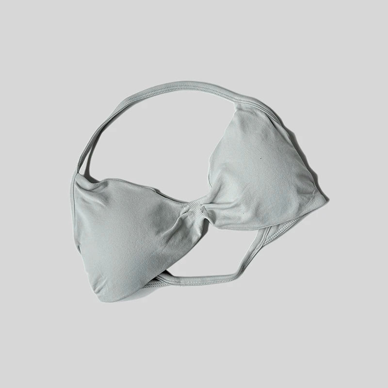 Seamless Strappy Halter Sports Bra