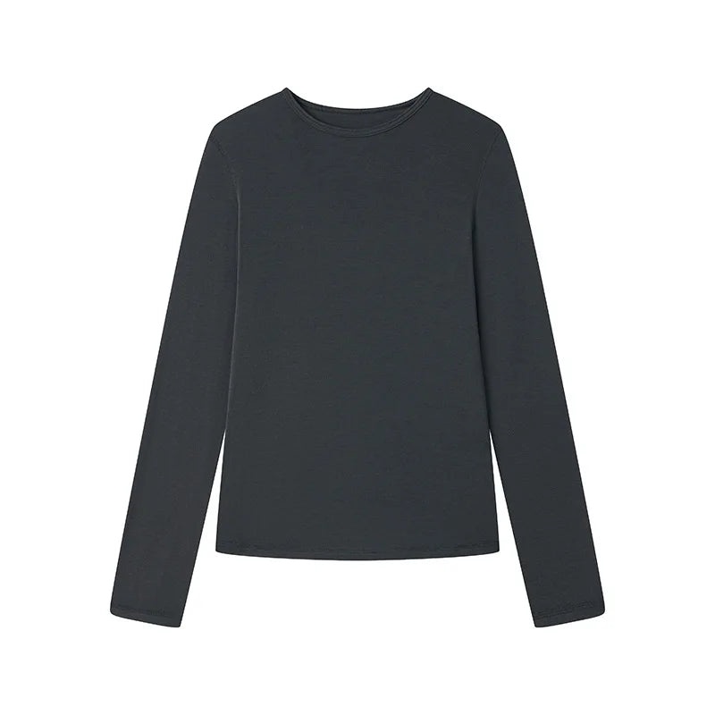Luxury Silk Wool Lightweight Top