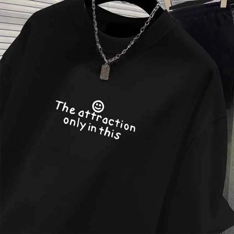 Pure Cotton Short Sleeve Tshirt / Clothing Fashion