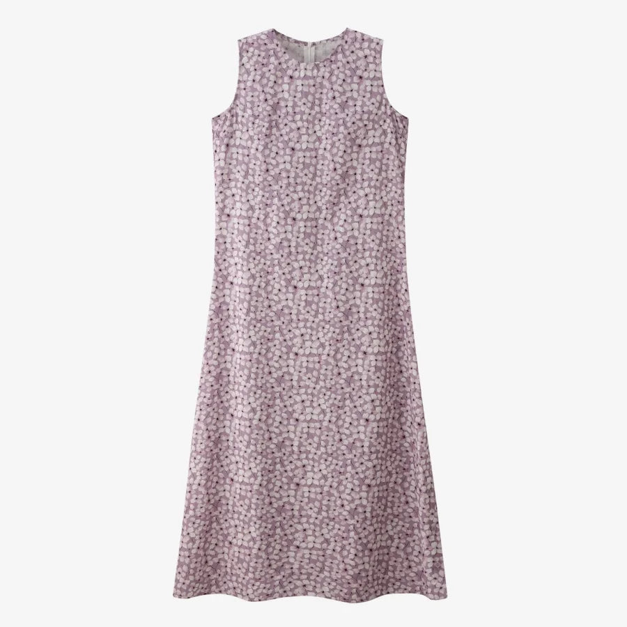 Luxury Linen Dress & Cardigan Set