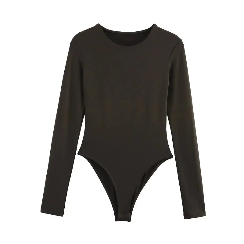 MUJER Black Bustier Bodys for Women Sexy Extreme Bodysuit Women Long Sleeve Bodysuits Woman One Pieces Summer Tops Woman 2026