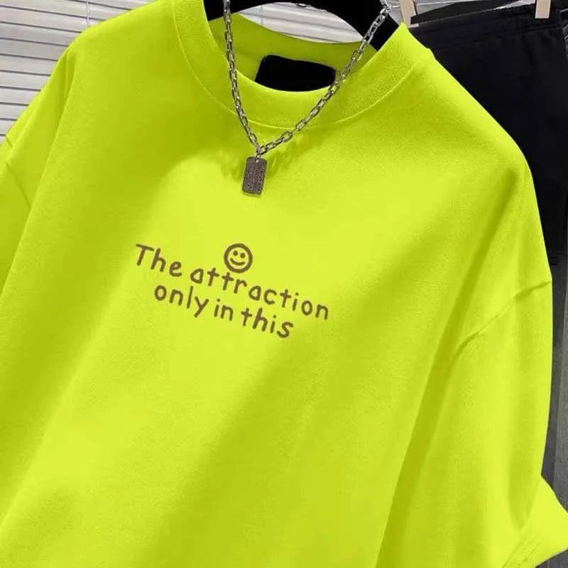 Pure Cotton Short Sleeve Tshirt / Clothing Fashion