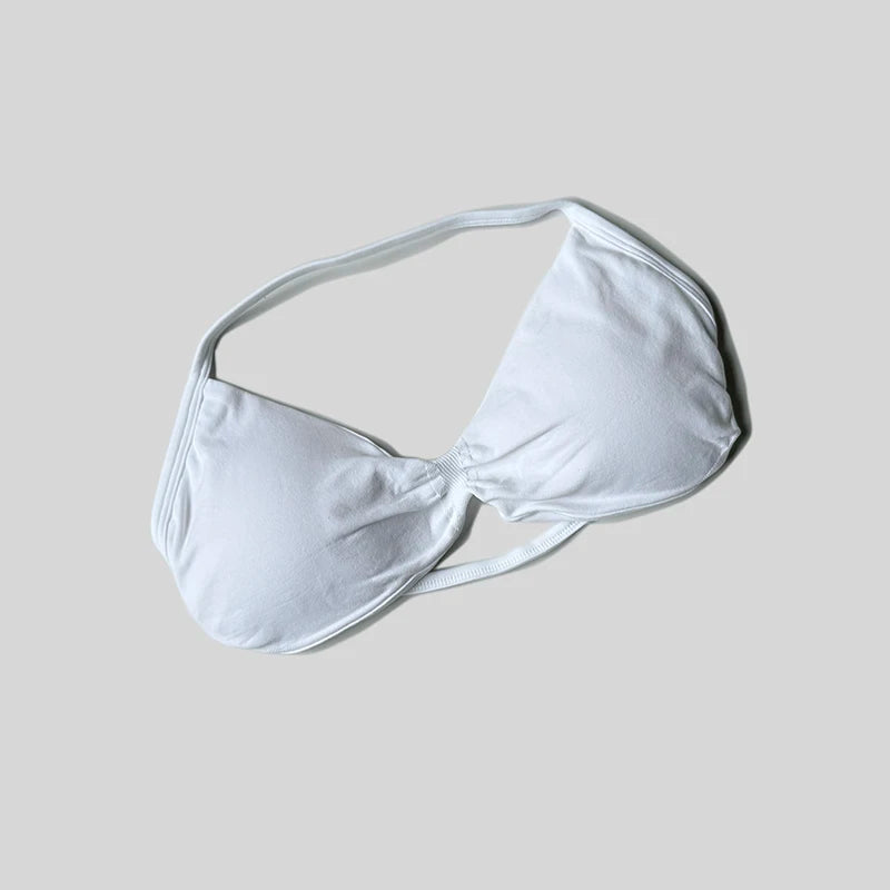 Seamless Strappy Halter Sports Bra