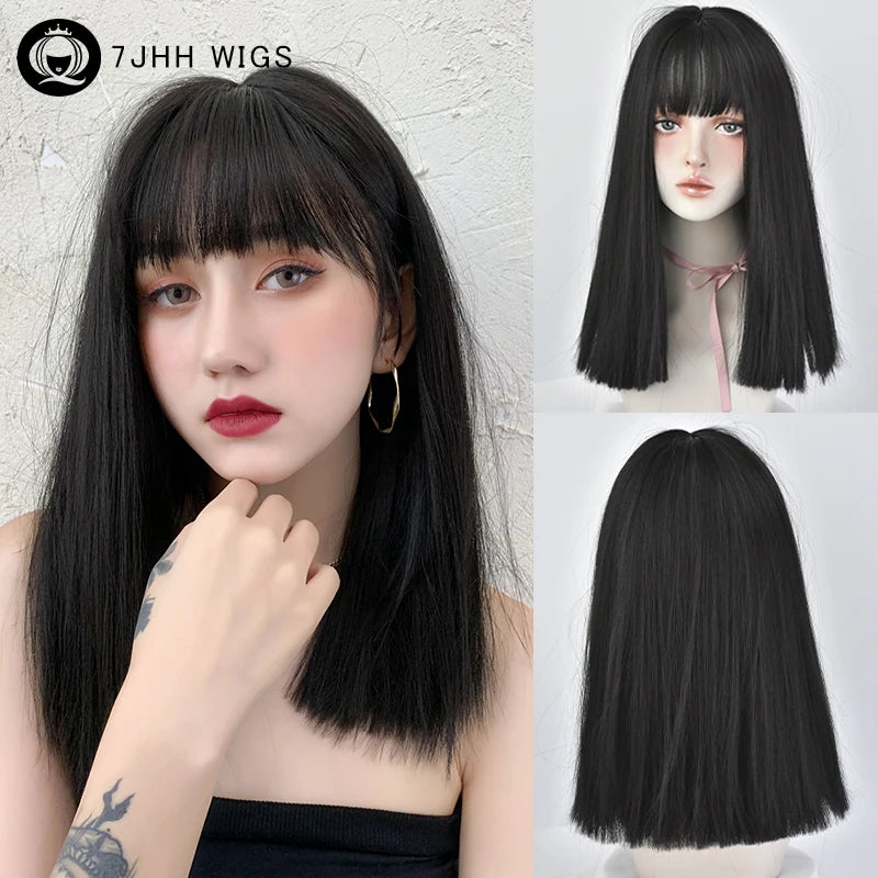 Straight Layered Blonde Wigs