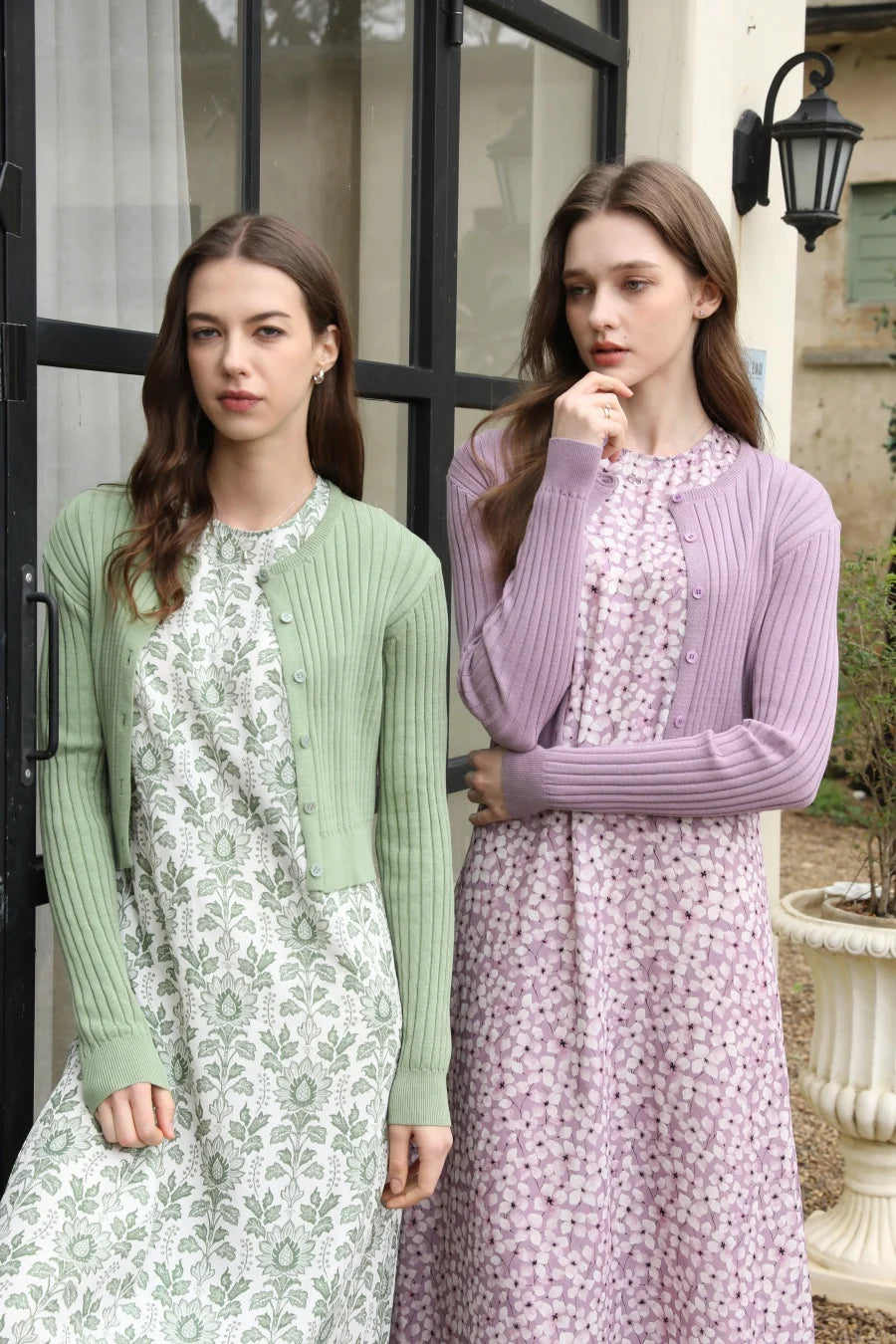 AS 2026 spring summer linen shirt + dress collection high quality print linen and knitting cardigan woman outfit