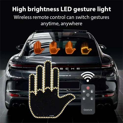 Car LED Finger Light with Remote Control