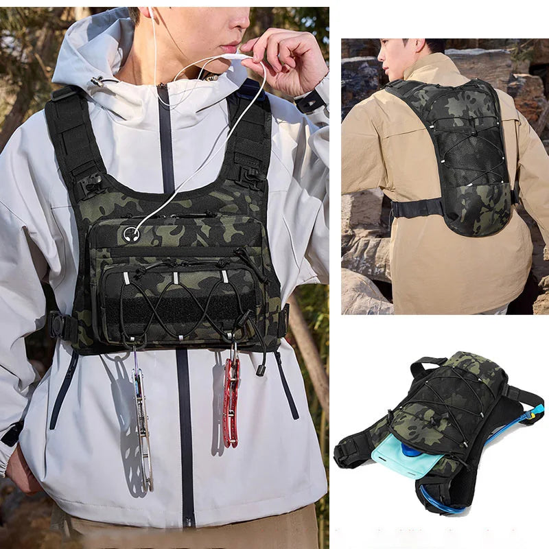 Running Cycling Chest Pack Hydration Vest