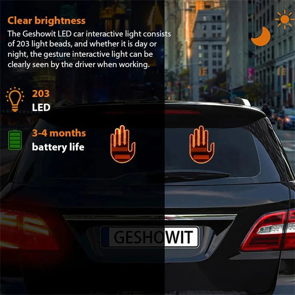 Car LED Finger Light with Remote Control