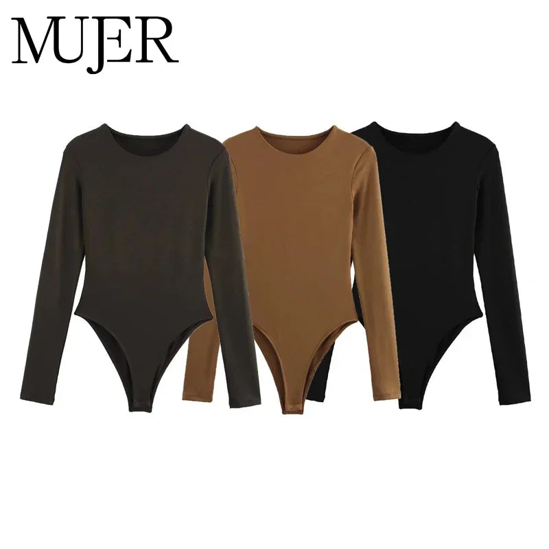 MUJER Black Bustier Bodys for Women Sexy Extreme Bodysuit Women Long Sleeve Bodysuits Woman One Pieces Summer Tops Woman 2026