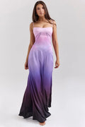 2026 Sexy Evening Party Dress Women Summer Beach Maxi Long Dresses Lace Hollow Out Big Swing Backless Pink Holiday Vestidos