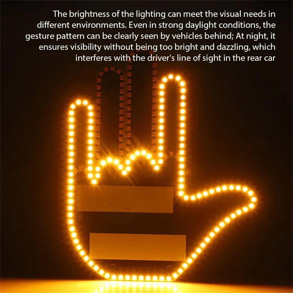 Car LED Finger Light with Remote Control
