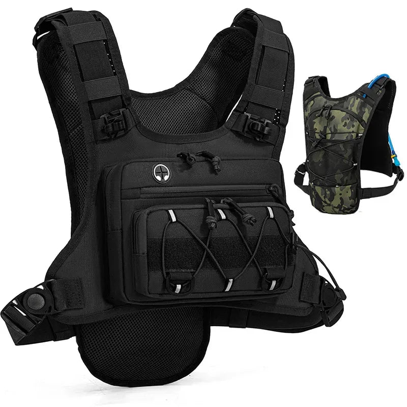 Running Hydration Vest Tactical Chest Pack for Outdoor Sports