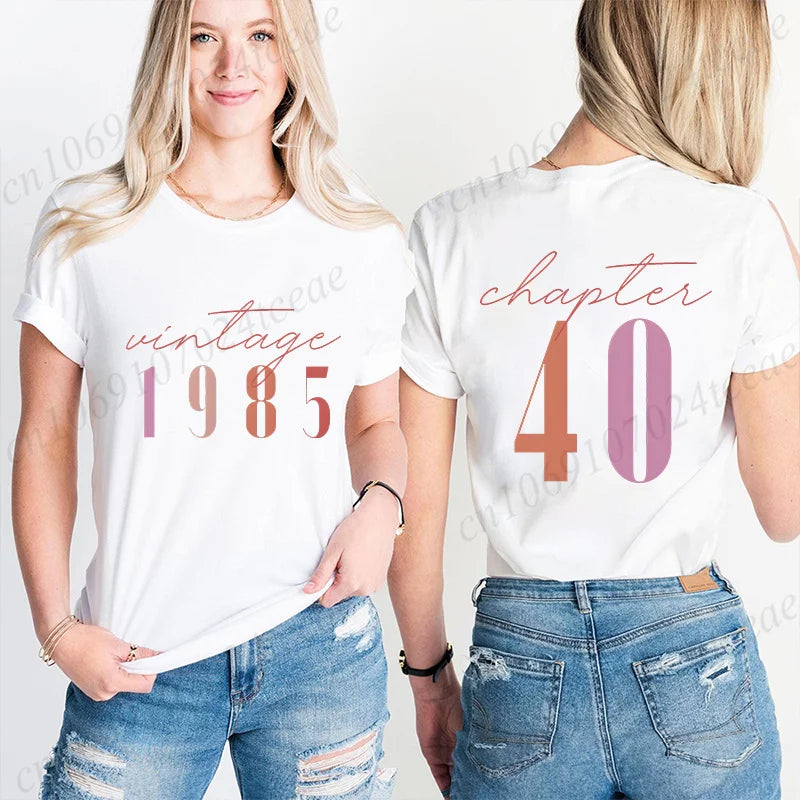 Classic 1985 Vintage Birthday T-Shirt.