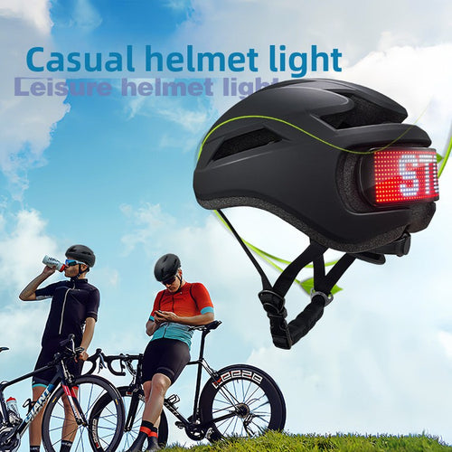 Bluetooth LED Display Cycle Helmet